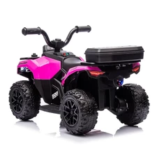 Детский квадроцикл M 6286 EBLR-8 на аккумуляторе, пульт управления, розовый фото 41