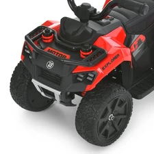 Детский квадроцикл M 6286 EBLR-13 на аккумуляторе, пульт управления, бежевый фото 18