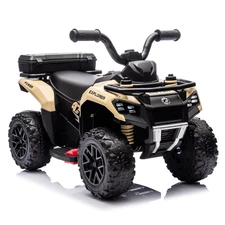 Детский квадроцикл M 6286 EBLR-13 на аккумуляторе, пульт управления, бежевый фото 41