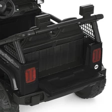 Детский электромобиль джип M 6287 EBLR-2 (24V) двухместный черный, 4 мотора, музыка, Bluetooth фото 11