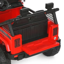 Детский электромобиль джип M 6287 EBLR-3 (24V) двухместный красный, 4 мотора, музыка, Bluetooth фото 11