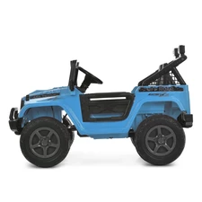 Двухместный детский джип M 6287 EBLR-4 (24V) электромобиль, 4 мотора, музыка, Bluetooth, синий фото 54