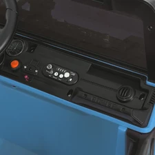 Двухместный детский джип M 6287 EBLR-4 (24V) электромобиль, 4 мотора, музыка, Bluetooth, синий фото 86