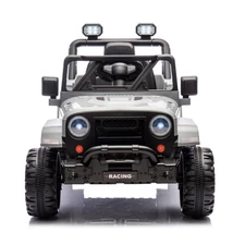 Детский электромобиль джип M 6289 EBLR-8 розовый, мягкое сиденье фото 14