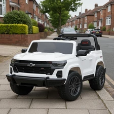 Двухместный детский электромобиль M 6290 EBLR-1 (24V) Chevrolet Colorado, белый