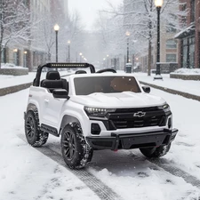 Двухместный детский электромобиль M 6290 EBLR-1 (24V) Chevrolet Colorado, белый фото 14