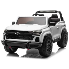 Двухместный детский электромобиль M 6290 EBLR-1 (24V) Chevrolet Colorado, белый фото 63