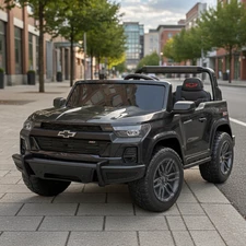 Двухместный детский электромобиль M 6290 EBLR-2 (24V) Chevrolet Colorado, черный