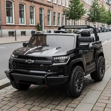 Двухместный детский электромобиль M 6290 EBLR-2 (24V) Chevrolet Colorado, черный фото 14