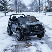 Двухместный детский электромобиль M 6290 EBLR-2 (24V) Chevrolet Colorado, черный купить