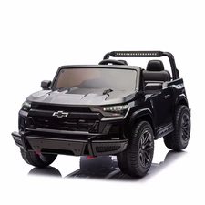 Двухместный детский электромобиль M 6290 EBLR-2 (24V) Chevrolet Colorado, черный фото 37