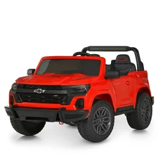 Двухместный детский электромобиль M 6290 EBLR-3 (24V) Chevrolet Colorado, красный фото 54