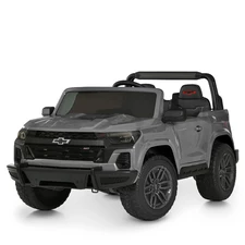 Двухместный детский электромобиль M 6290 EBLR-11 (24V) Chevrolet серый, 4 мотора фото 14