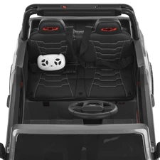 Двухместный детский электромобиль M 6290 EBLR-11 (24V) Chevrolet серый, 4 мотора фото 11