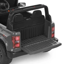 Двухместный детский электромобиль M 6290 EBLR-11 (24V) Chevrolet серый, 4 мотора фото 31