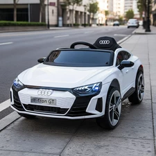 Детский электромобиль M 6268 EBLR-1 Audi белый, музыка, Bluetooth