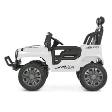 Двухместный электромобиль джип M 6259EBLR-1(24V) белый, свет, MP3, Bluetooth фото 86
