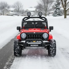 Детский электромобиль джип M 6259 EBLR-3 (24V) красный, свет, MP3, Bluetooth фото 14