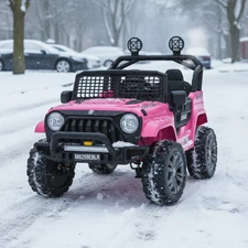 Детский джип M 6259 EBLR-8 (24V) электромобиль, свет, MP3, Bluetooth, розовый купить