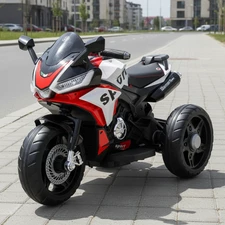 Детский мотоцикл на аккумуляторе M 6267 EL-3 красный, 2 мотора по 35W купить