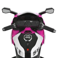 Детский мотоцикл M 6267 EL-8 на аккумуляторе, мягкое сиденье, розовый фото 22