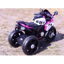 Детский мотоцикл M 6267 EL-8 на аккумуляторе, мягкое сиденье, розовый фото 54