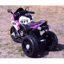 Детский мотоцикл M 6267 EL-8 на аккумуляторе, мягкое сиденье, розовый фото 71