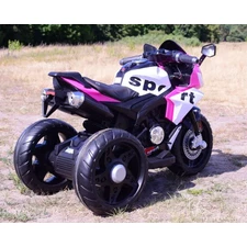 Детский мотоцикл M 6267 EL-8 на аккумуляторе, мягкое сиденье, розовый фото 92