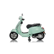 Детский мотоцикл M 6288 EL-15 скутер Vespa, 2 мотора, бирюзовый фото 41