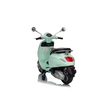 Детский мотоцикл M 6288 EL-11-5 скутер Vespa, 2 мотора, серо-зеленый фото 37