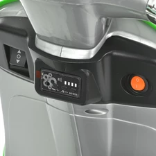 Детский мотоцикл M 6288 EL-11-5 скутер Vespa, 2 мотора, серо-зеленый фото 92