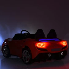 Двухместный детский электромобиль M 6197 EBLR-1 (24V) Ferrari, белый фото 18