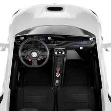 Двухместный детский электромобиль M 6197 EBLR-1 (24V) Ferrari, белый фото 22