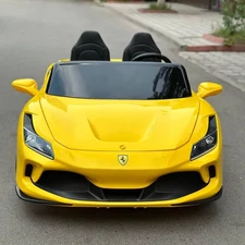 Двухместный детский электромобиль M 6197 EBLR-1 (24V) Ferrari, белый фото 41