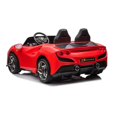Двухместный детский электромобиль M 6197 EBLR-3 (24V) Ferrari, красный фото 16