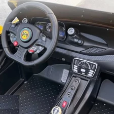 Двухместный детский электромобиль M 6197 EBLR-3 (24V) Ferrari, красный фото 11