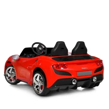 Двухместный детский электромобиль M 6197 EBLR-3 (24V) Ferrari, красный фото 18
