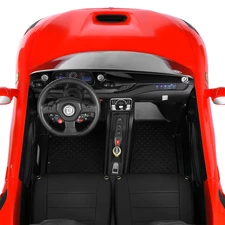 Двухместный детский электромобиль M 6197 EBLR-3 (24V) Ferrari, красный фото 32