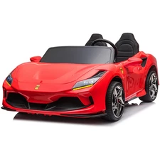 Двухместный детский электромобиль M 6197 EBLR-3 (24V) Ferrari, красный фото 92