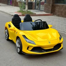 Двухместный детский электромобиль M 6197 EBLR-6 (24V) Ferrari, желтый купить