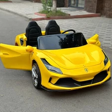 Двухместный детский электромобиль M 6197 EBLR-6 (24V) Ferrari, желтый фото 63