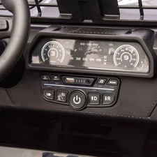 Двухместный детский электромобиль M 6270 EBLR-2 (24V) джип, EVA колеса, черный фото 16