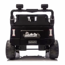 Двухместный детский электромобиль M 6270 EBLR-2 (24V) джип, EVA колеса, черный фото 15