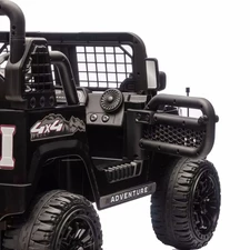 Двухместный детский электромобиль M 6270 EBLR-3 (24V) джип, EVA колеса, красный фото 16