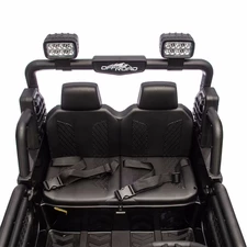 Двухместный детский электромобиль M 6270 EBLR-10 (24V) джип, EVA колеса, хаки фото 18