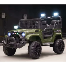 Двухместный детский электромобиль M 6270 EBLR-10 (24V) джип, EVA колеса, хаки фото 37