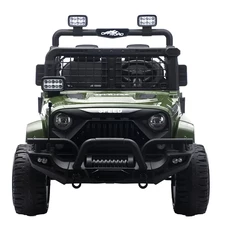 Двухместный детский электромобиль M 6270 EBLR-10 (24V) джип, EVA колеса, хаки фото 71