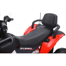 Детский квадроцикл M 6272 EBLR-3 (24V) с пультом управления, мягкое сиденье, красный фото 15