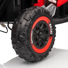 Детский квадроцикл M 6272 EBLR-3 (24V) с пультом управления, мягкое сиденье, красный фото 22
