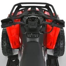 Детский квадроцикл M 6272 EBLR-3 (24V) с пультом управления, мягкое сиденье, красный фото 20